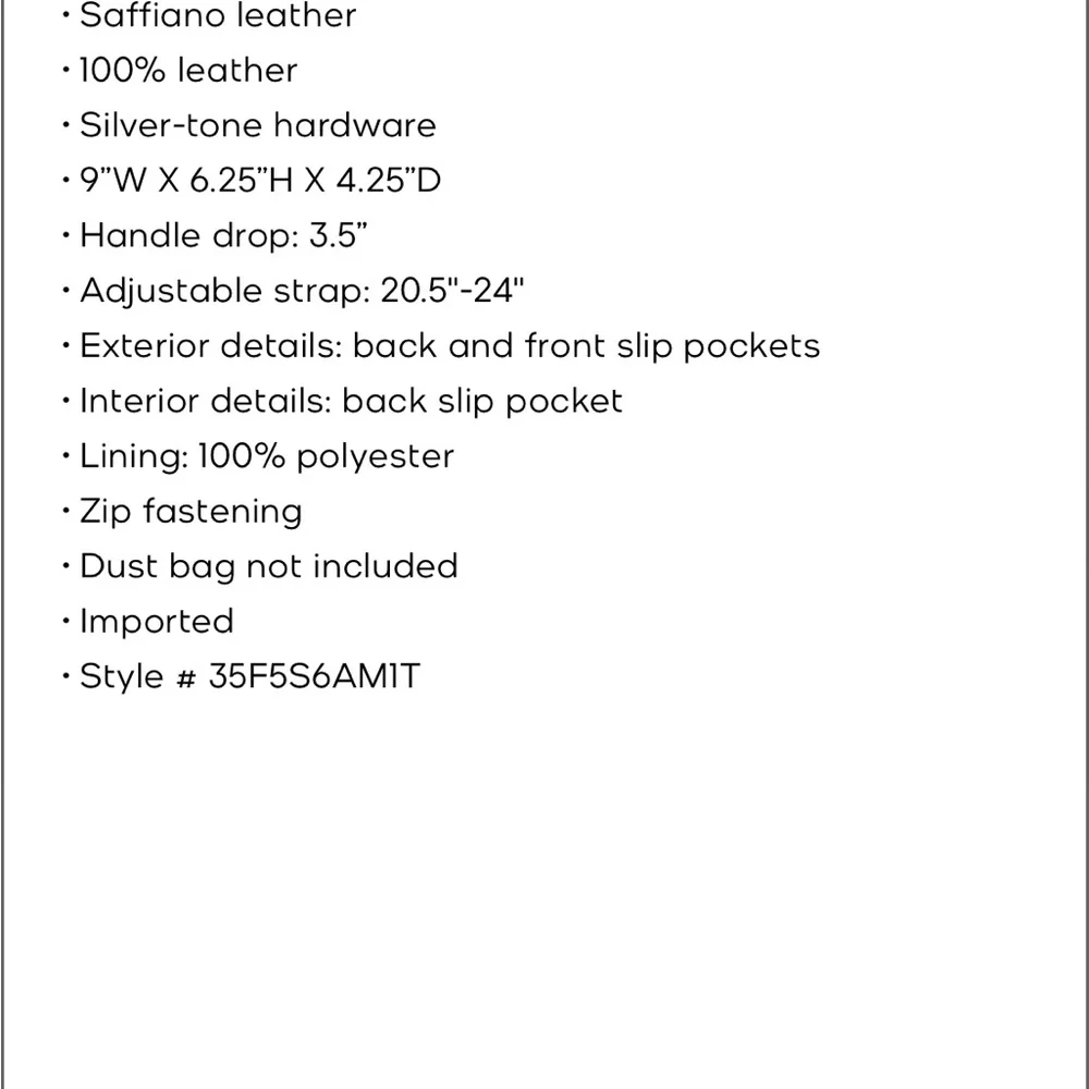 Michael Kors Black and Cream Small Marilyn Black Saffiano Messenger Women's Bag - Picture 10 of 11